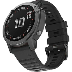 RhinoTech remienok pre Garmin QuickFit silikónový outdoorový 26mm čierny