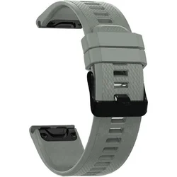RhinoTech řemínek pro Garmin QuickFit sportovní silikonový 26mm šedý