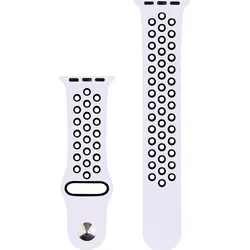 RhinoTech športové remienok pre Apple Watch 38 / 40mm Svetlo ružovo-čierna RTACC170