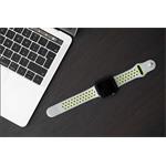 RhinoTech sportovní řemínek pro Apple Watch 38/40/41mm Bílo-růžová