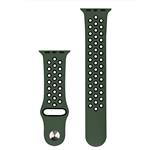 RhinoTech sportovní řemínek pro Apple Watch 42/44/45mm Olivovo-černá