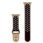RhinoTech športový remienok pre Apple Watch 42/ 42 44mm Béžovo-čierna RTACC190