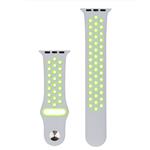RhinoTech športový remienok pre Apple Watch 42/ 42 44mm Šedo-žltá RTACC195