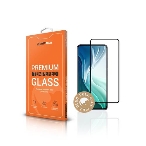 RhinoTech Tvrzené ochranné 2.5D sklo pro Xiaomi Mi 11i / Mi 11 X/ Mi 11 X Pro (Full Glue)