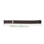 RhinoTech univerzální nylonový řemínek Quick Release 20mm šedý