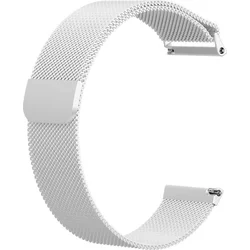 RhinoTech univerzální řemínek milánský tah Quick Release 18mm stříbrný