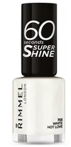 Rimmel London 60 Seconds Super Shine Nail Polish 8ml - 703 White Hot Love
