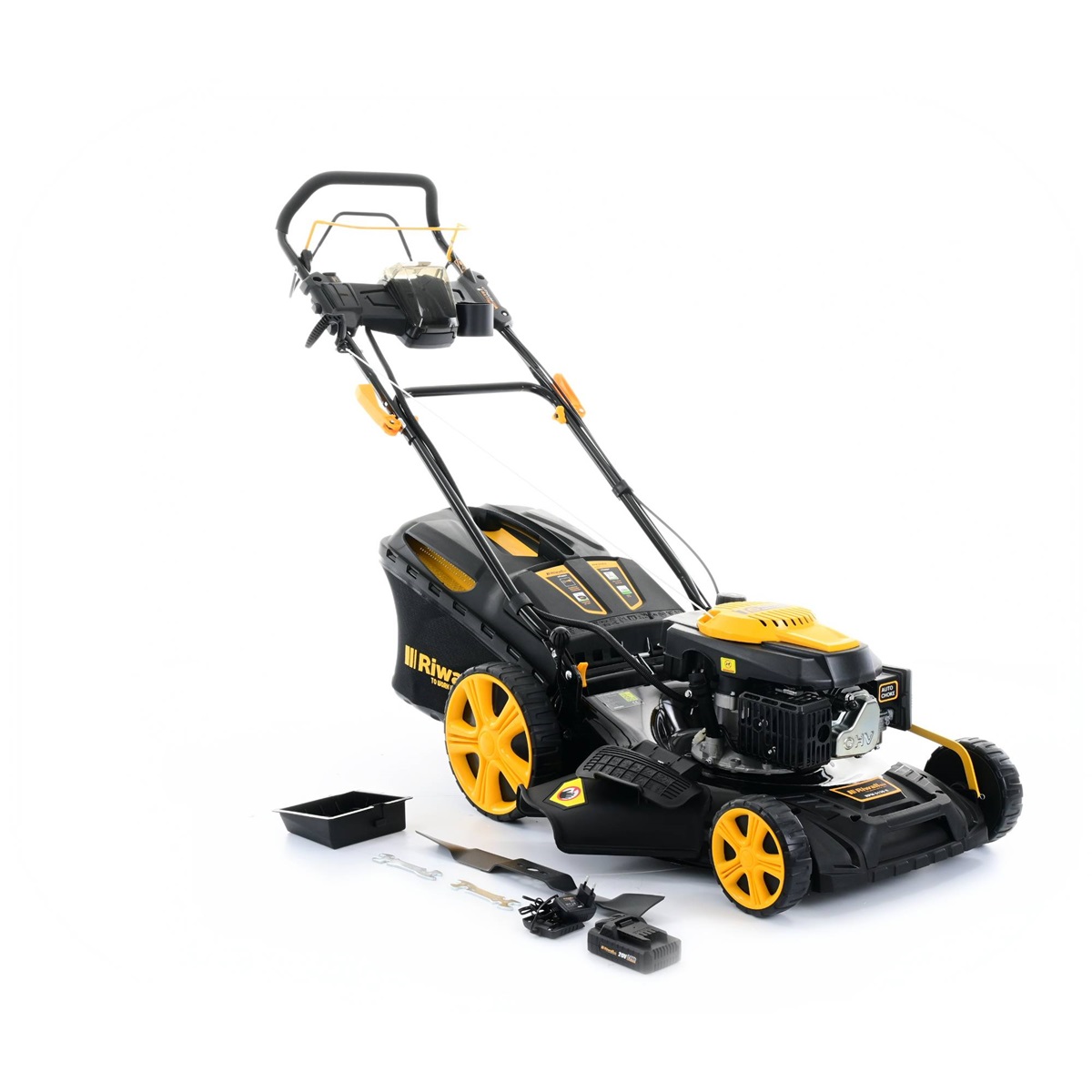 Riwall PRO Rotační sekačka benzínová s pojezdem a elektrostartem RPM 5135 E