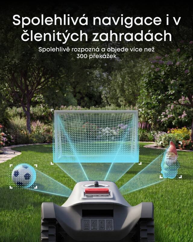 Robotická sekačka na trávu Anker eufy C15 šedá