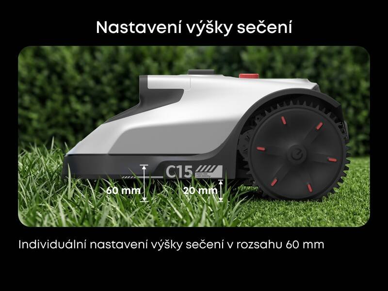 Robotická sekačka na trávu Anker eufy C15 šedá