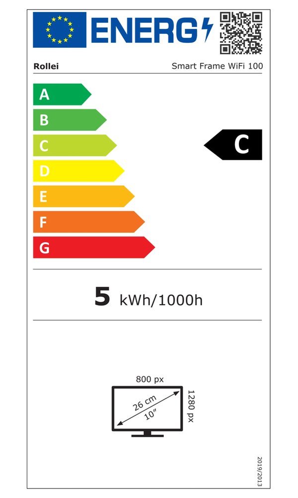 Rollei Smart Frame WiFi 100 čierny