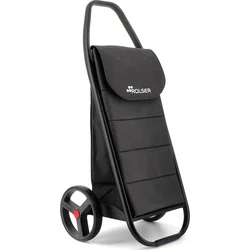 Rolser Com Tweed Polar Black Tube taška na kolečkách, černá