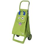 Rolser Monster Kid MF Joy 2 dětská nákupní taška na kolečkách, zelená