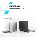 Rozbočovač CANYON DS-17 6v1 4k USB-C sivý