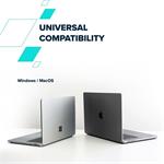 Rozbočovač CANYON DS-17 6v1 4k USB-C sivý