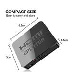 Rozbočovač HDMI PremiumCord s 1-2 portami, napájaný z USB, 4K, FULL HD, 3D