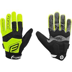Rukavice FORCE MTB AUTONOMY, fluo veľkosť XL