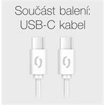 Rychlá nabíječka ALIGATOR GaN, PD 33W, USB-C/USB-C kabel, bílá