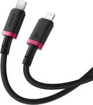 Rýchlonabíjací kábel Baseus Dura USB-C/Lightning 1 m, 20 W, čierno-červený