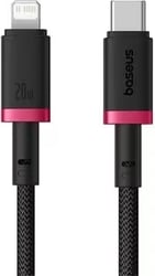 Rýchlonabíjací kábel Baseus Dura USB-C/Lightning 1 m, 20 W, čierno-červený