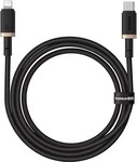 Rýchlonabíjací kábel Baseus Dura USB-C/Lightning 1 m, 20 W, čierno-zlatý