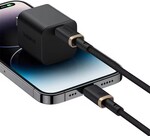 Rýchlonabíjací kábel Baseus Dura USB-C/Lightning 1 m, 20 W, čierno-zlatý