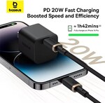Rýchlonabíjací kábel Baseus Dura USB-C/Lightning 1 m, 20 W, čierno-zlatý