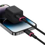Rýchlonabíjací kábel Baseus Dura USB/Lightning 2 m 2,4 A červený/čierny