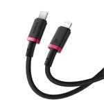 Rychlonabíjecí kabel Baseus Dura USB-C/Lightning 1m 20W černo červený