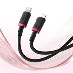 Rychlonabíjecí kabel Baseus Dura USB-C/Lightning 1m 20W černo červený
