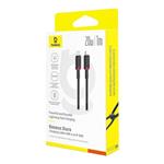 Rychlonabíjecí kabel Baseus Dura USB-C/Lightning 1m 20W černo červený