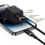 Rychlonabíjecí kabel Baseus Dura USB/Lightning 1m 2.4A černo zlatý
