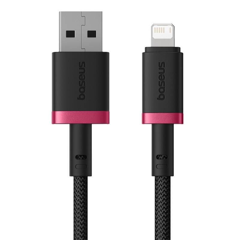 Rychlonabíjecí kabel Baseus Dura USB/Lightning 1m 2.4A červeno černý