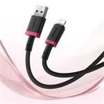 Rychlonabíjecí kabel Baseus Dura USB/Lightning 1m 2.4A červeno černý