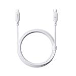 Rychlonabíjecí kabel Baseus Silky USB-C/USB-C 1m 100W bílý