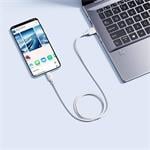 Rychlonabíjecí kabel Baseus Silky USB/USB-C 1m 100W bílý