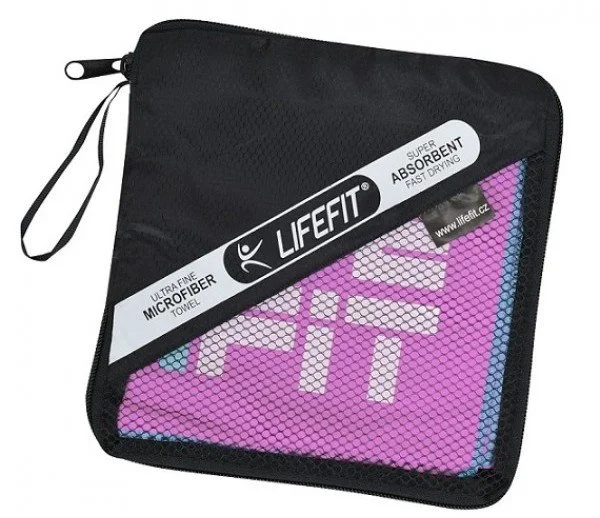 Rýchloschnúci uterák z mikrovlákna LifeFit 35x70 cm, ružový