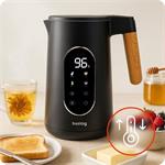 Rychlovarná konvice Huslog 1,7l nerezová černá