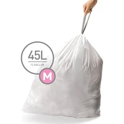 Sáčky do odpadkového koše 45 L, Simplehuman typ M, zatahovací, 20 ks v balení