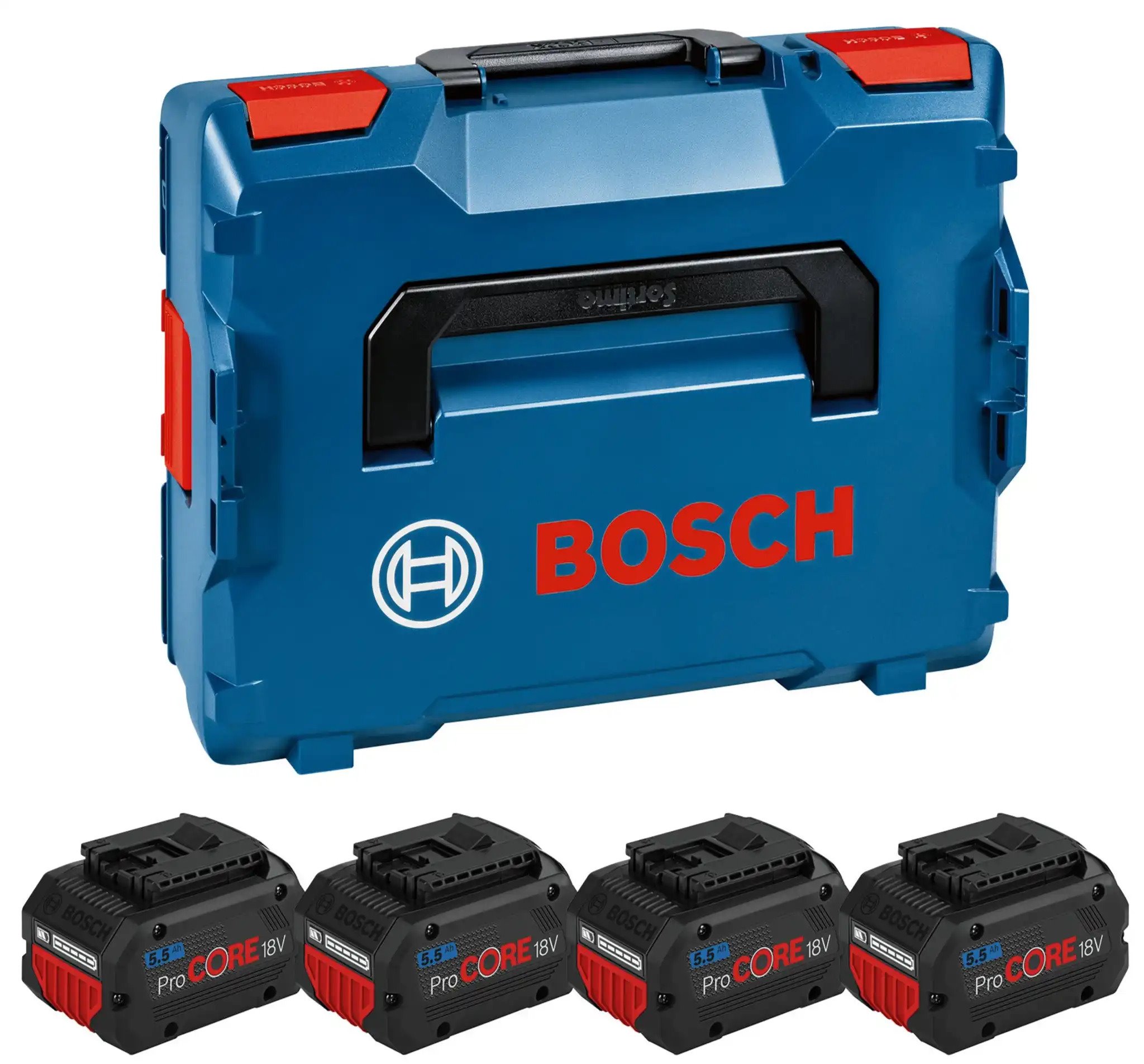 Sada batérií Bosch 4 x ProCORE18V 5,5Ah (1.600.A02.A2U)