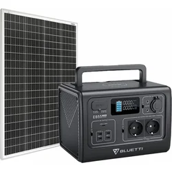 Sada batériového generátora BLUETTI EB55 a solárneho panelu Viking SCM135