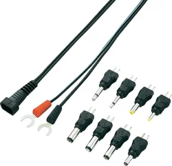Sada kabelového adaptéru Voltcraft 04B-8XC2, 2x jack, 6x nízkonapěťová zásuvka
