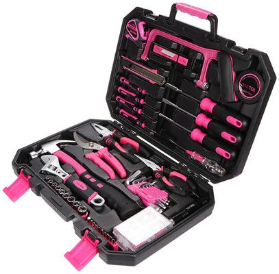 Sada náradia Sixtol HOME PINK 128