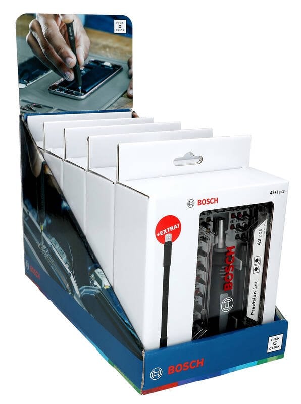 Sada presných skrutkovacích bitov BOSCH 43 ks (2.607.002.837)
