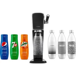 Sada výrobníkov perlivej vody SodaStream ART Black PEPSI Pack