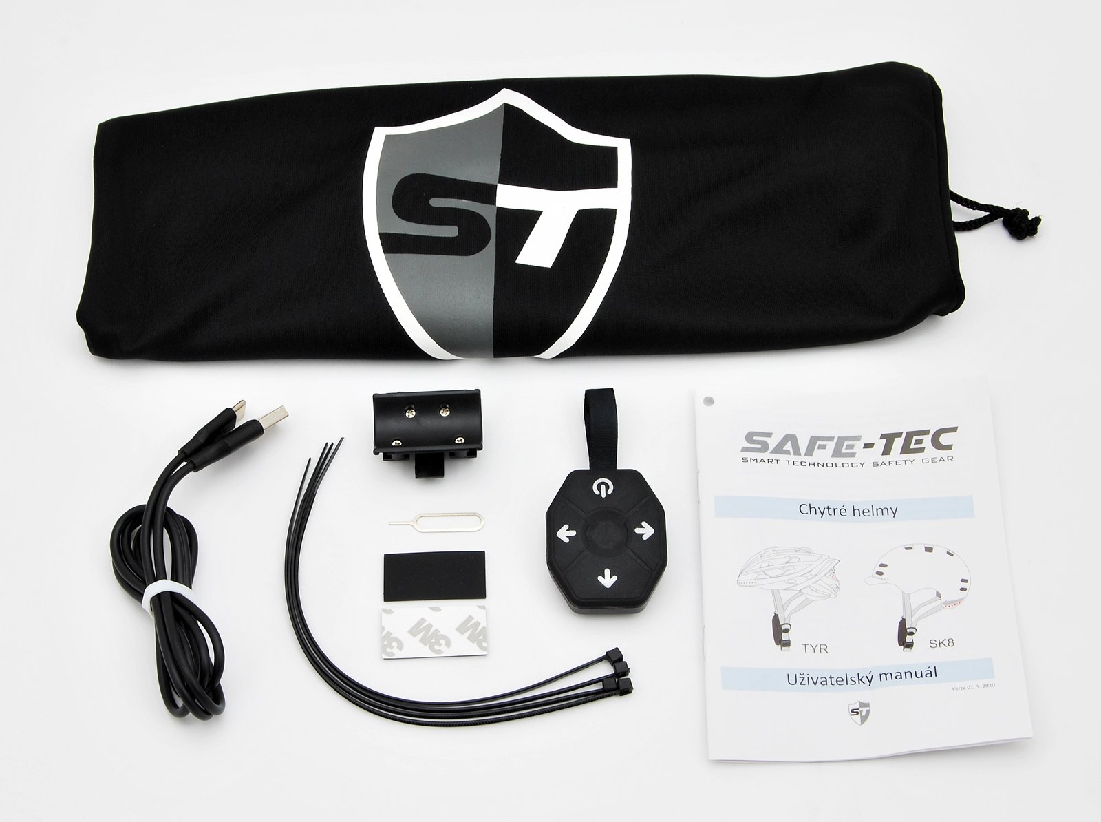 Safe-Tec SK8 White S (53cm - 55cm)
