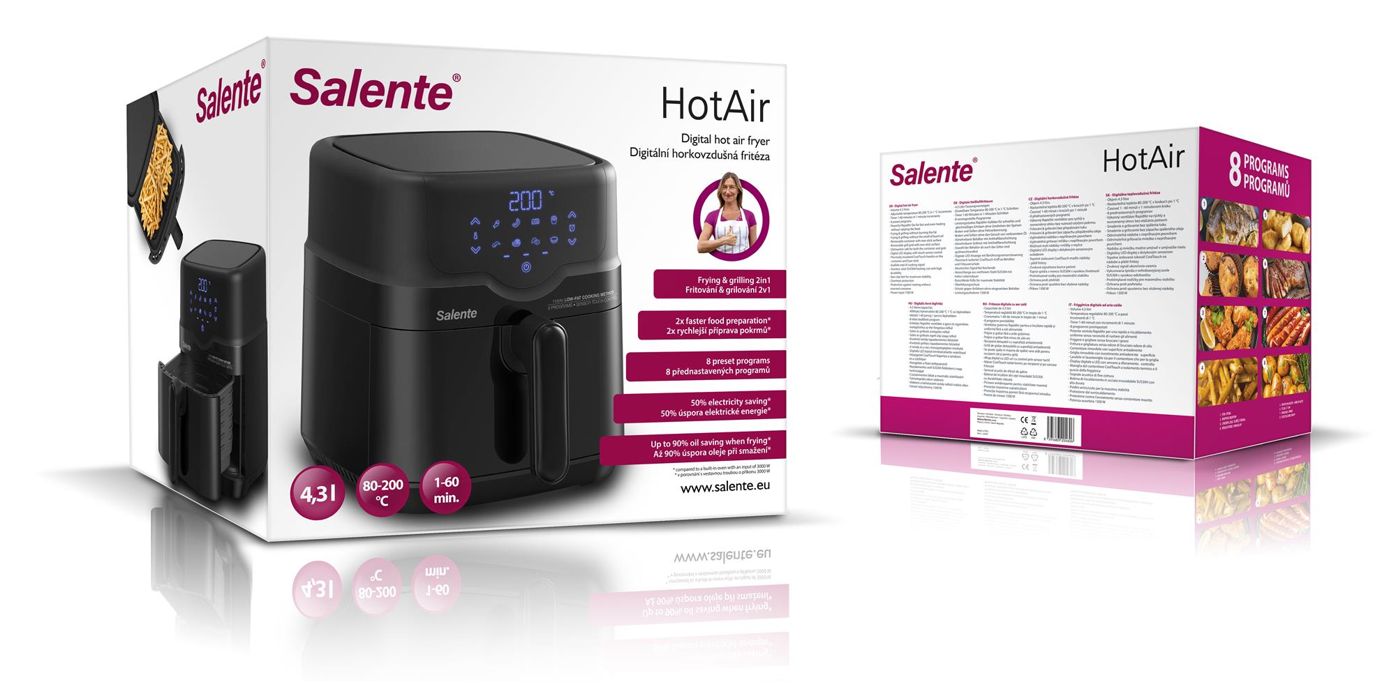 Salente HotAir, horkovzdušná fritéza