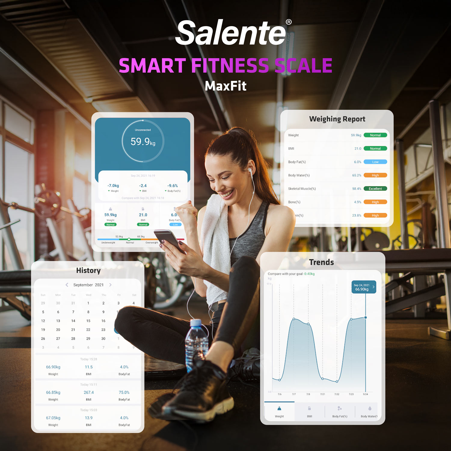 Salente MaxFit čierna