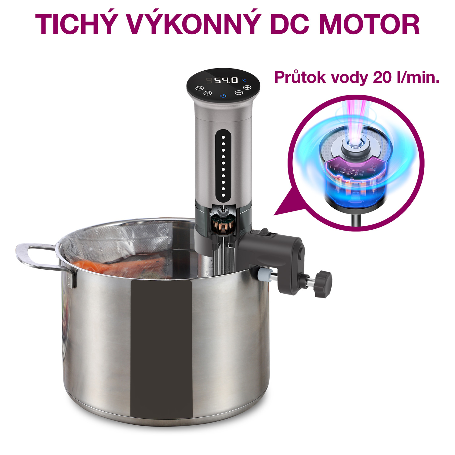 Salente SuChef, elektrický vařič Sous Vide