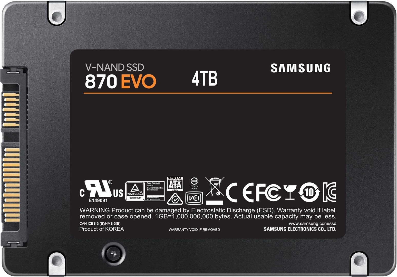 Samsung 870 EVO 4TB (MZ-77E4T0B)